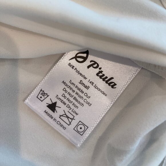 P'tula Claudia V Neck Stretchy Tie Up Tee size S - Picture 7 of 9